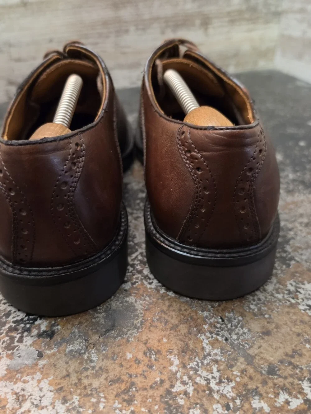 Mens Johnston & Murphy Durst Oxford Shoes Sz 10.5 M Used 020-1258